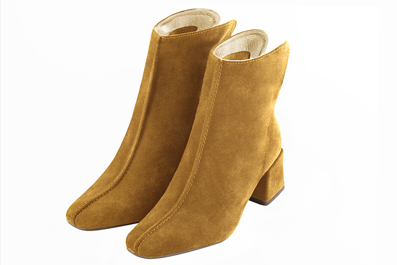 Mustard yellow womens outlet booties